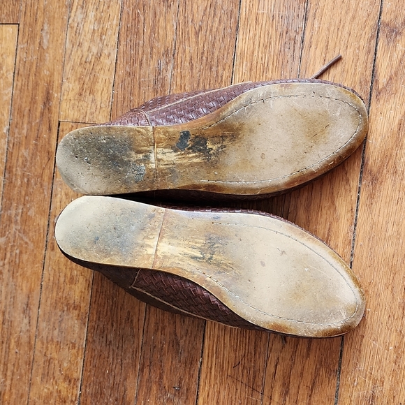 Modcloth brown woven oxfords - Picture 5 of 7